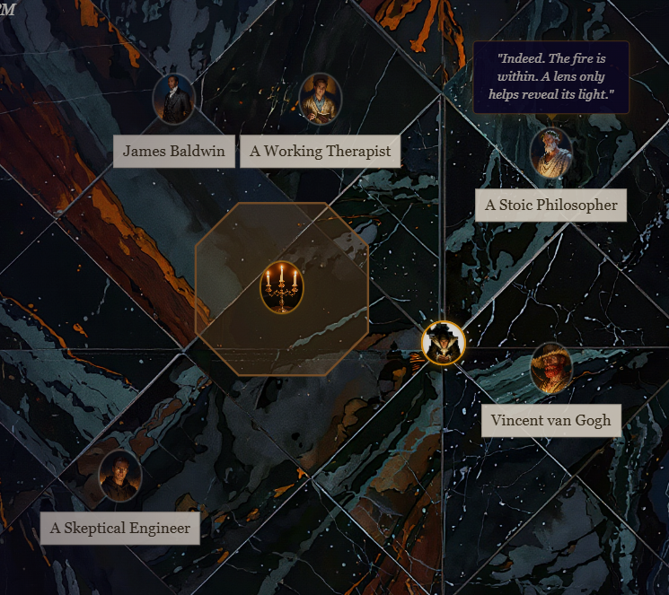 Salon: Generative Agents You Can Walk Into